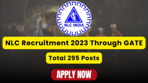 NLC Recruitment 2023 Through GATE 2023