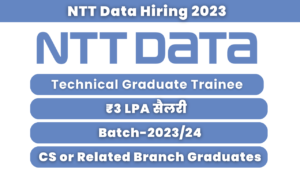 NTT Data Technical Graduate Trainee