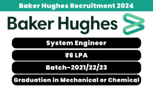 Baker Hughes Recruitment 2024