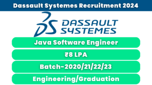 Dassault Systemes Recruitment 2024
