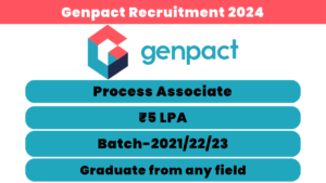 Genpact Recruitment 2024