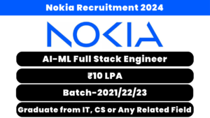 Nokia Recruitment 2024