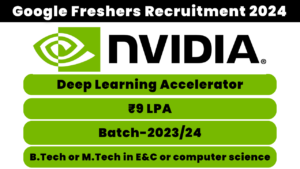 Nvidia Internship Recruitment 2024