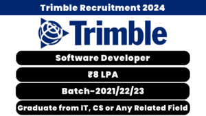 Trimble Recruitment 2024