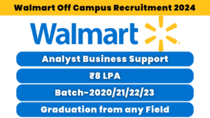 Walmart Off Campus Recruitment 2024