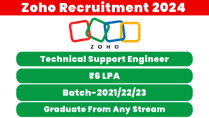 Zoho Recruitment 2024