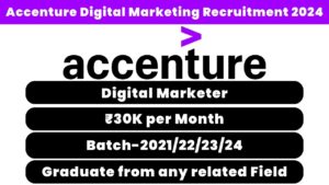 Accenture Digital Marketing Recruitment 2024