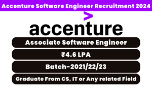 Accenture Software Engineer Recruitment 2024