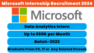 Microsoft Internship Recruitment 2024