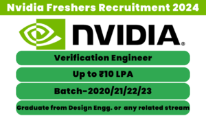 Nvidia Freshers Recruitment 2024