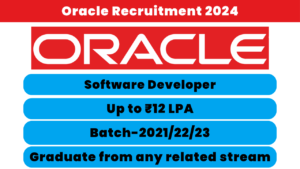 Oracle Recruitment 2024