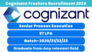 Cognizant Freshers Recruitment 2024
