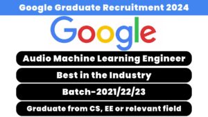 Google Graduate Recruitment 2024