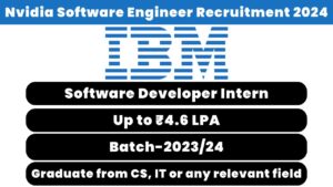 IBM Software Developer Intern 2024