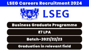 LSEG Careers Recruitment 2024