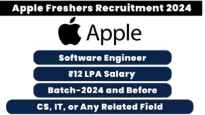 Apple Freshers Recruitment 2024