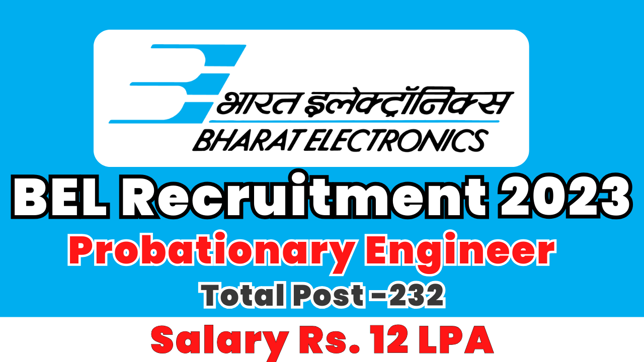 bel-probationary-engineer-recruitment-2023
