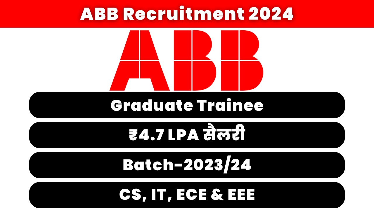 ABB Recruitment 2024