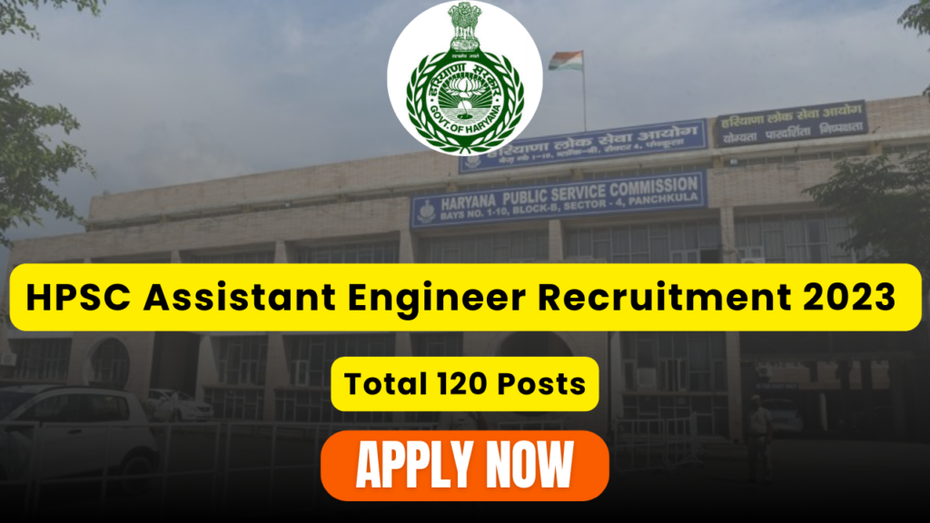 HPSC Assistant Engineer recruitment 2023