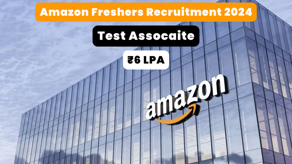 Amazon Freshers Recruitment 2024 Thumbnail