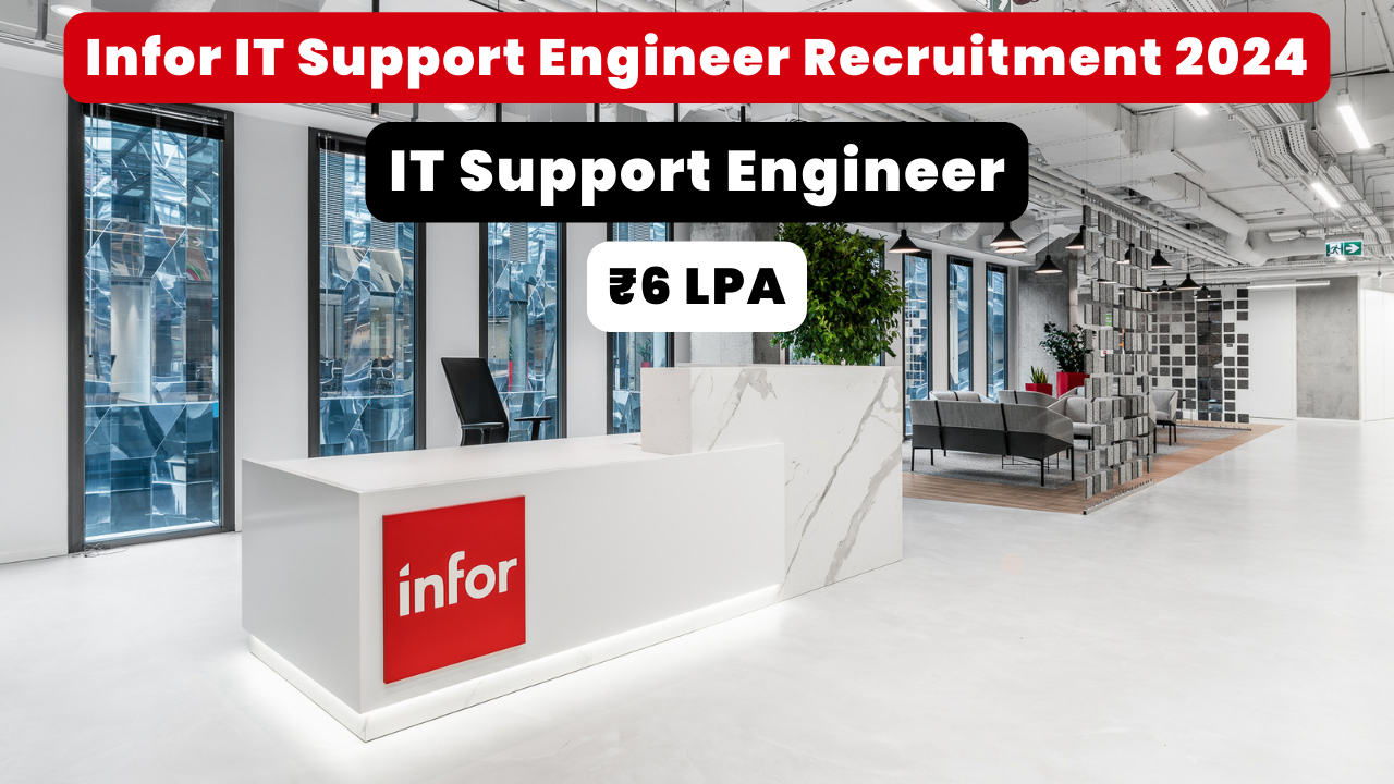 Infor IT Support Engineer Recruitment 2024 Thumbnail