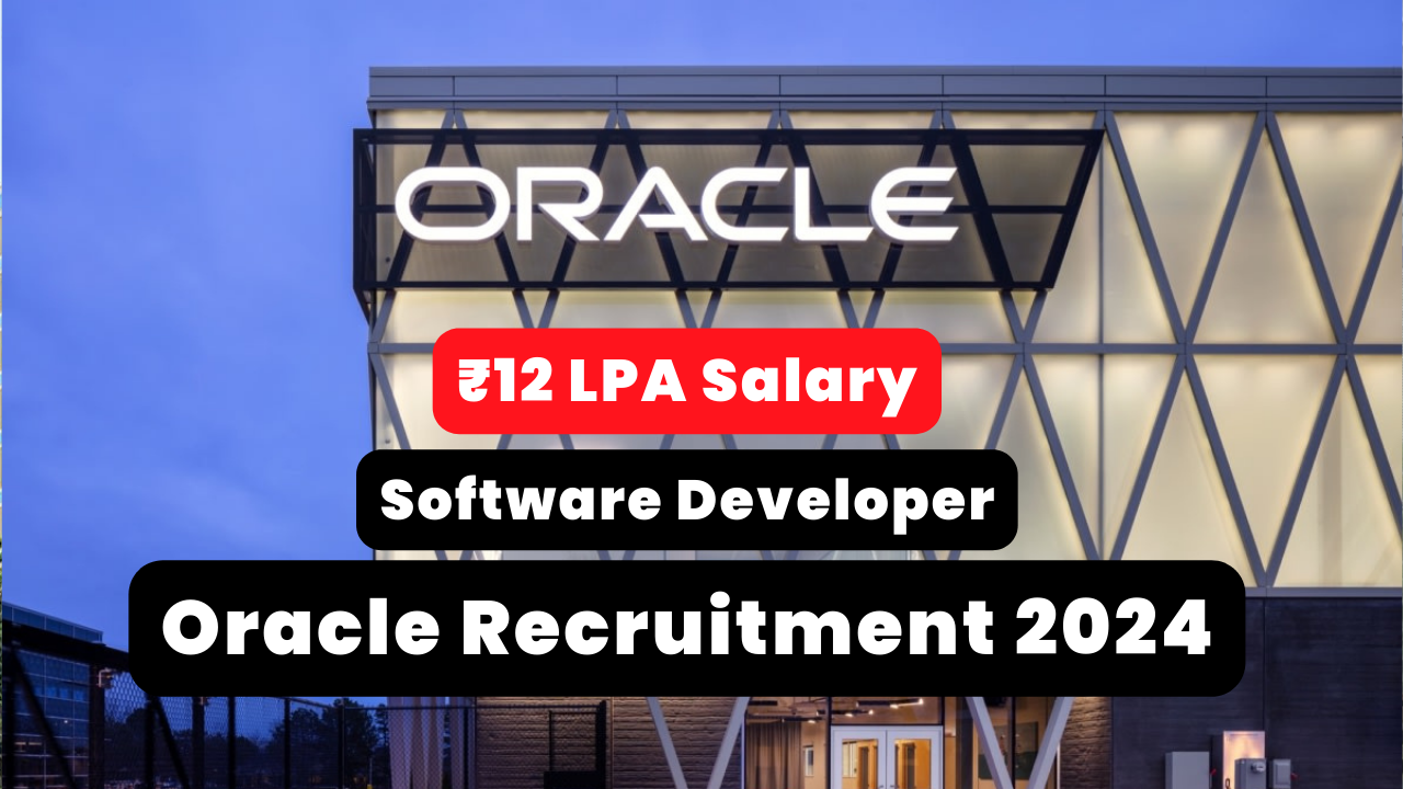 Oracle Recruitment 2024 POSTER