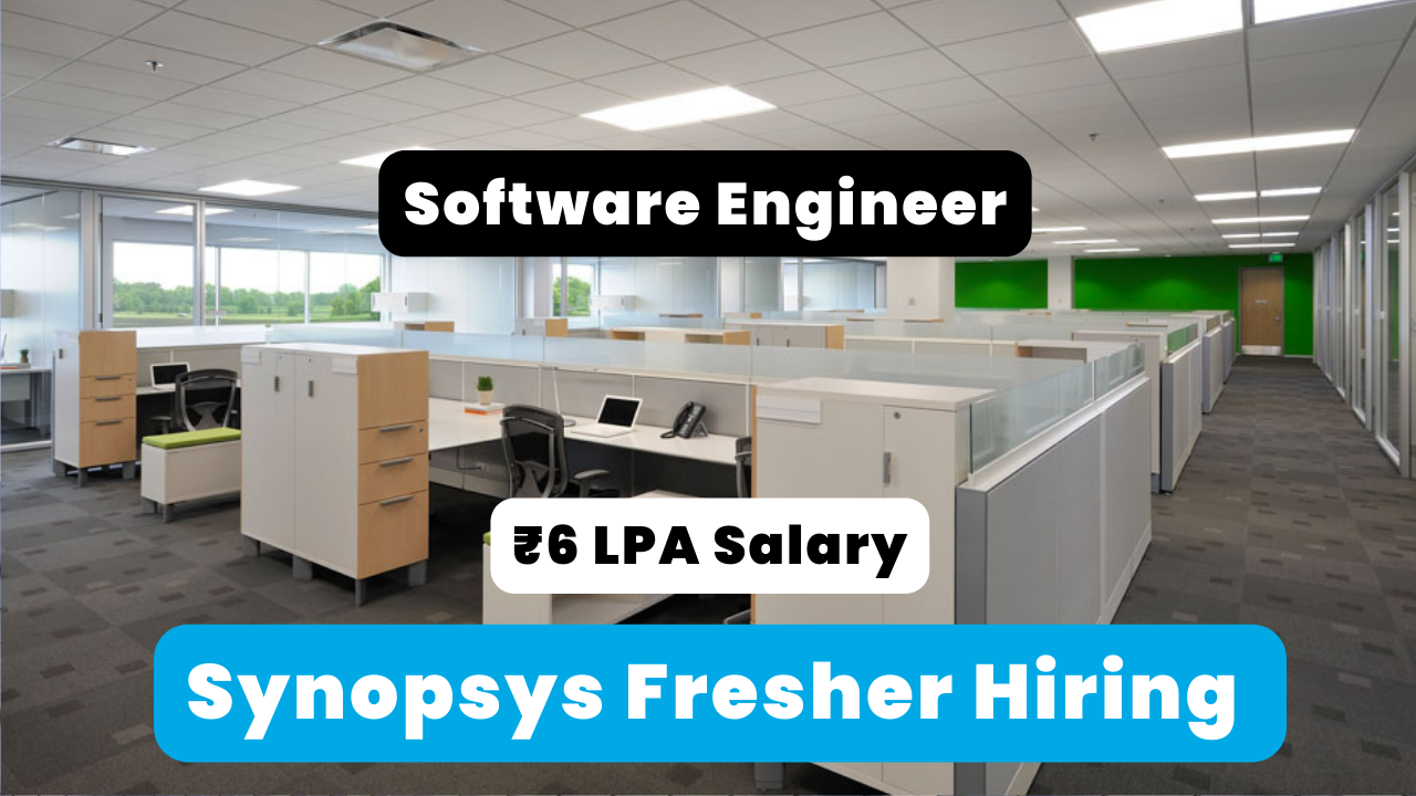 Synopsys Hiring Fresher For Software Engineer poster