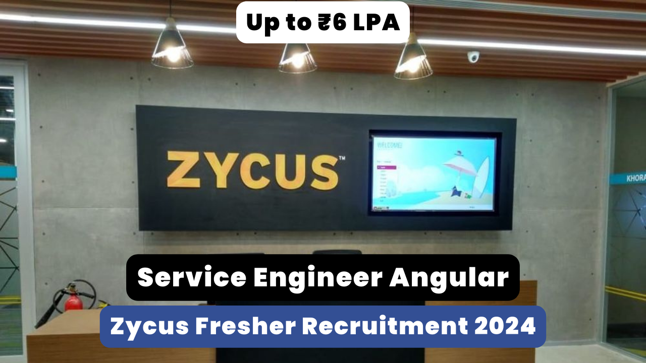 Zycus Fresher Recruitment 2024 Thumbnail