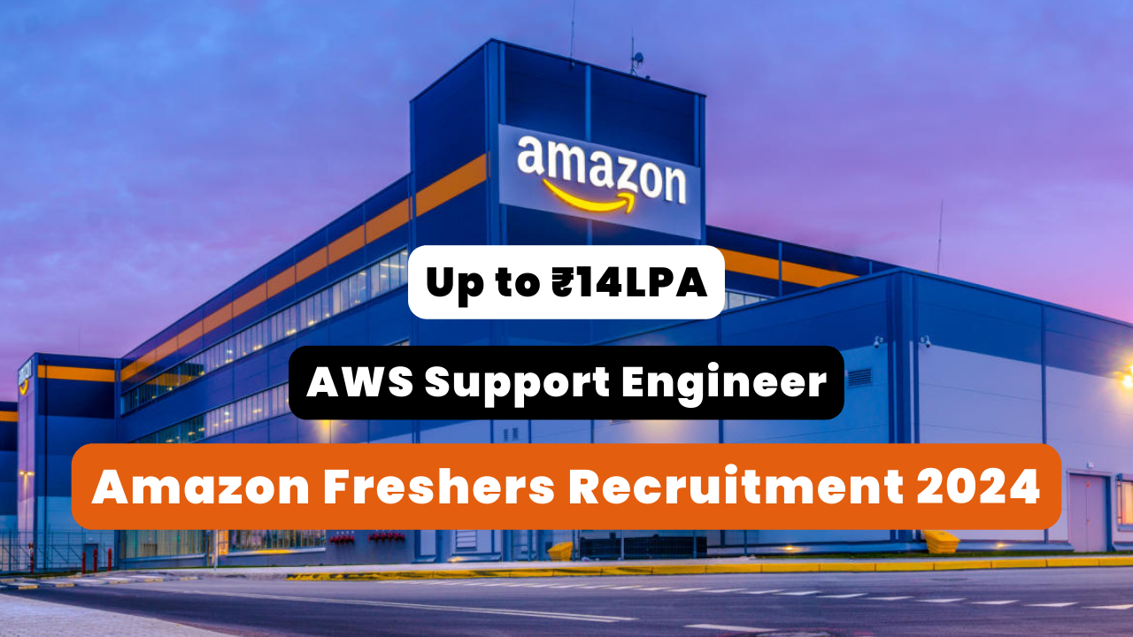 Amazon Freshers Recruitment 2024 poster