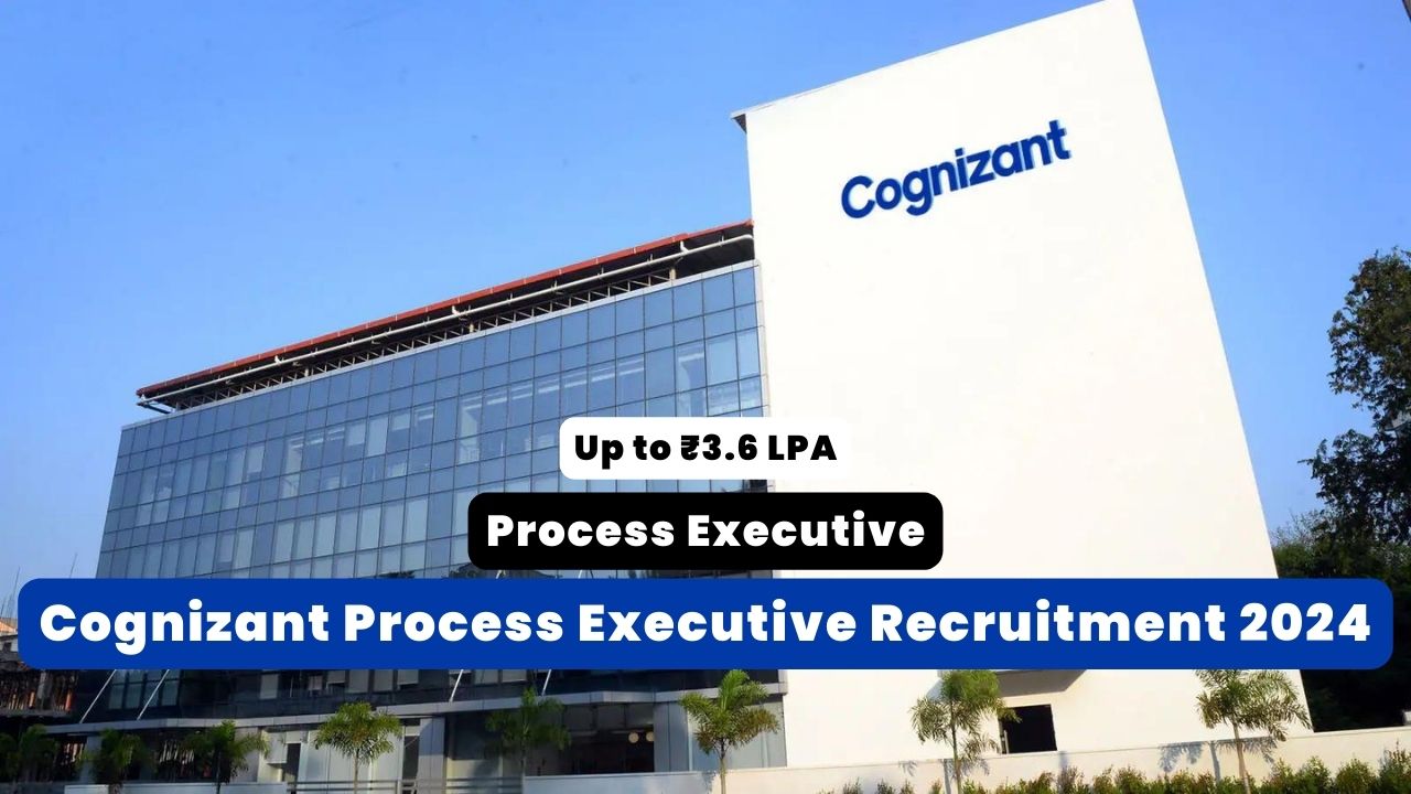 Cognizant Process Executive Recruitment 2024 Thumbnail