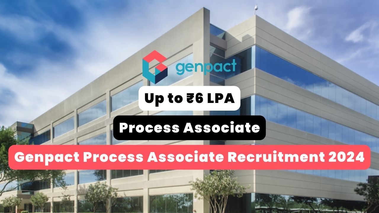 Genpact Process Associate Recruitment 2024 Thumbnail