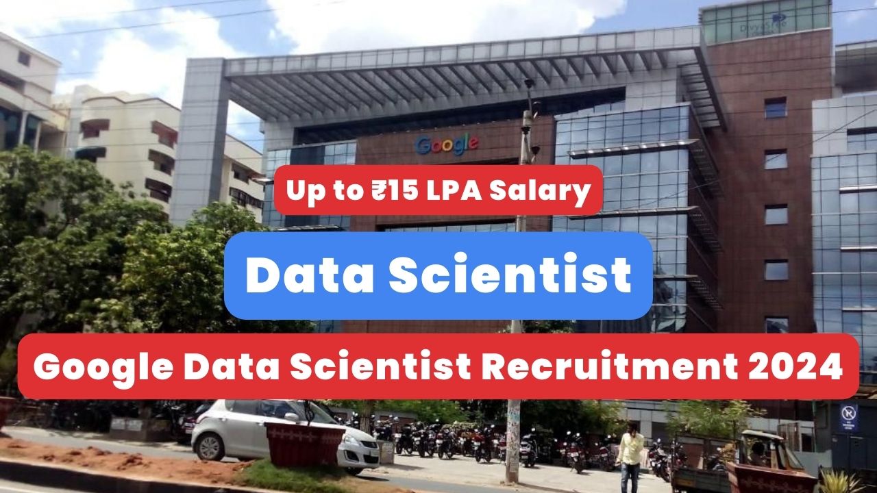 Google Data Scientist Recruitment 2024 poster
