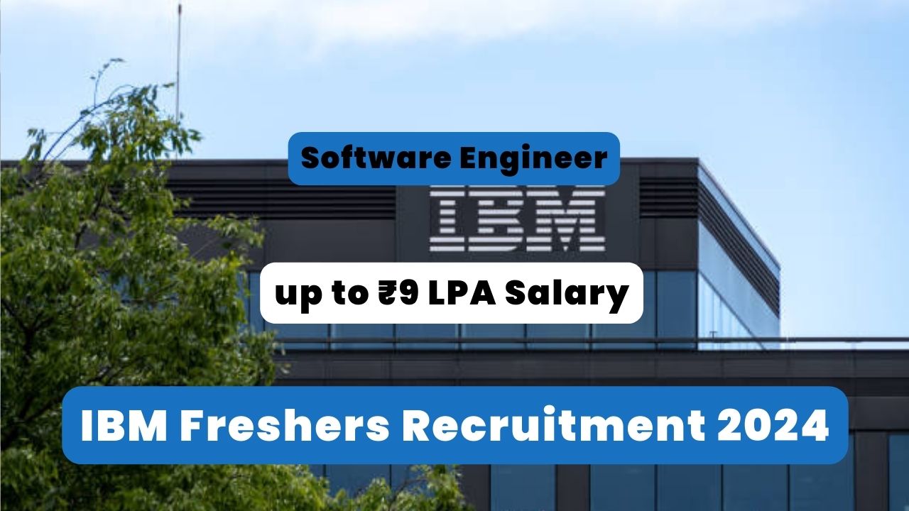 IBM Freshers Recruitment 2024