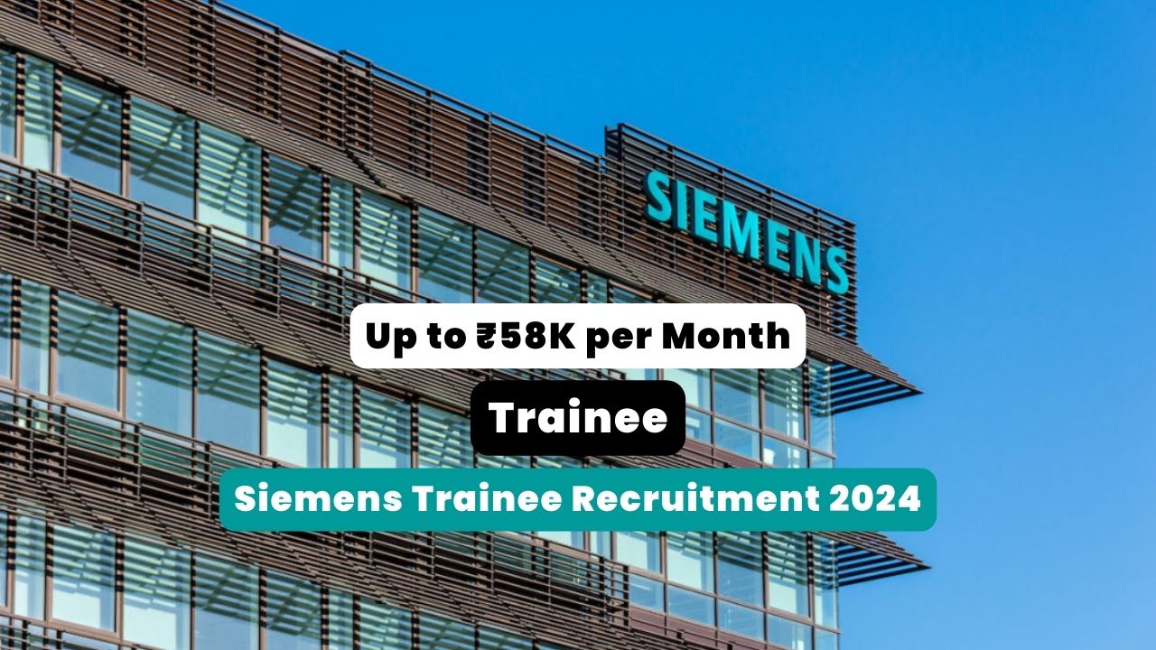 Siemens Trainee Recruitment 2024 Thumbnail