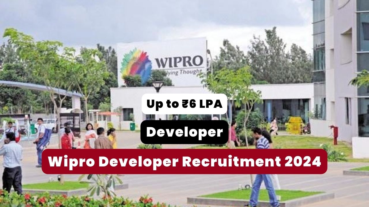 Wipro Developer Recruitment 2024 Thumbnail