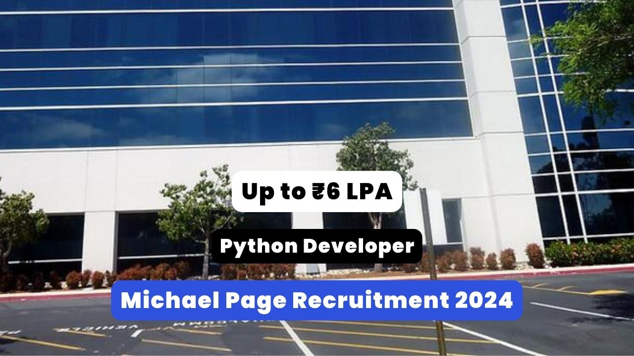 Michael Page Recruitment 2024