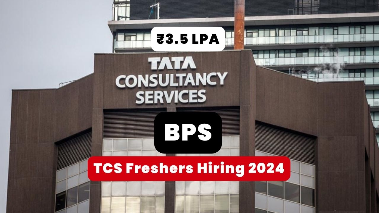 TCS Freshers Hiring 2024