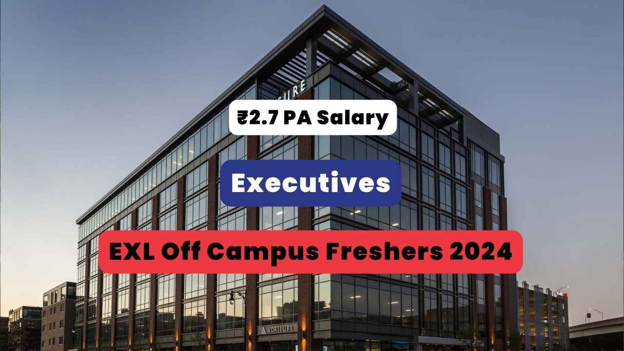 EXL Off Campus Freshers 2024