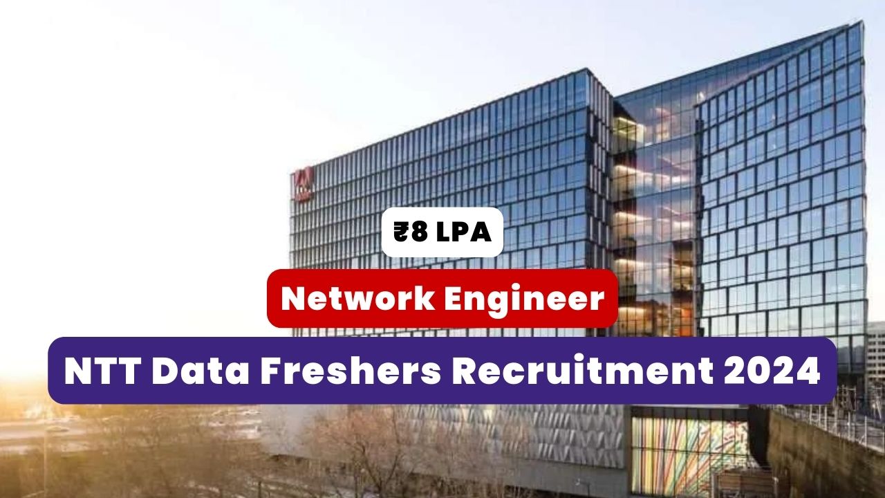 NTT Data Freshers Recruitment 2024 banner