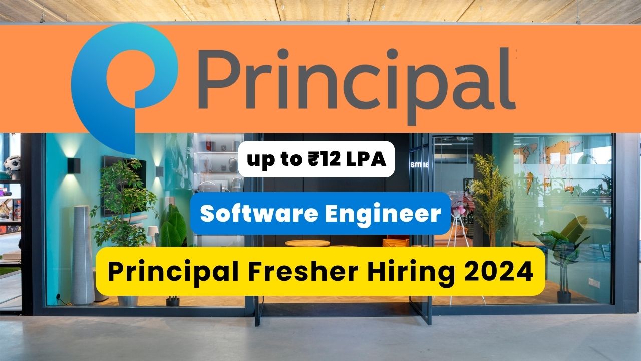 Principal Fresher Hiring 2024 1