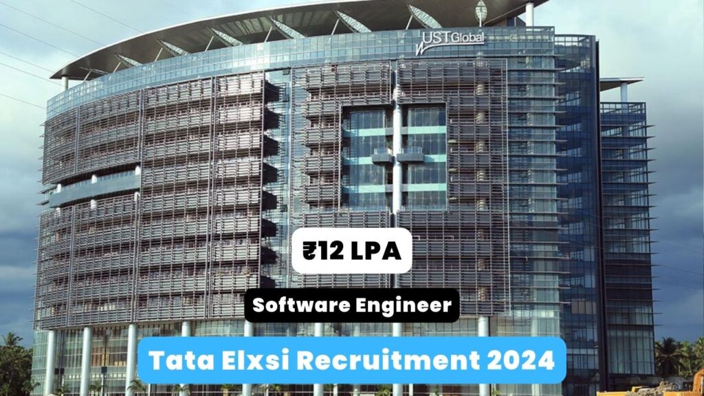 Tata Elxsi Recruitment 2024