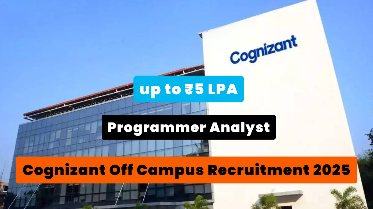 Cognizant Off Campus Recruitment 2025