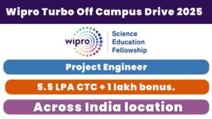 Wipro Turbo Off Campus Drive 2025